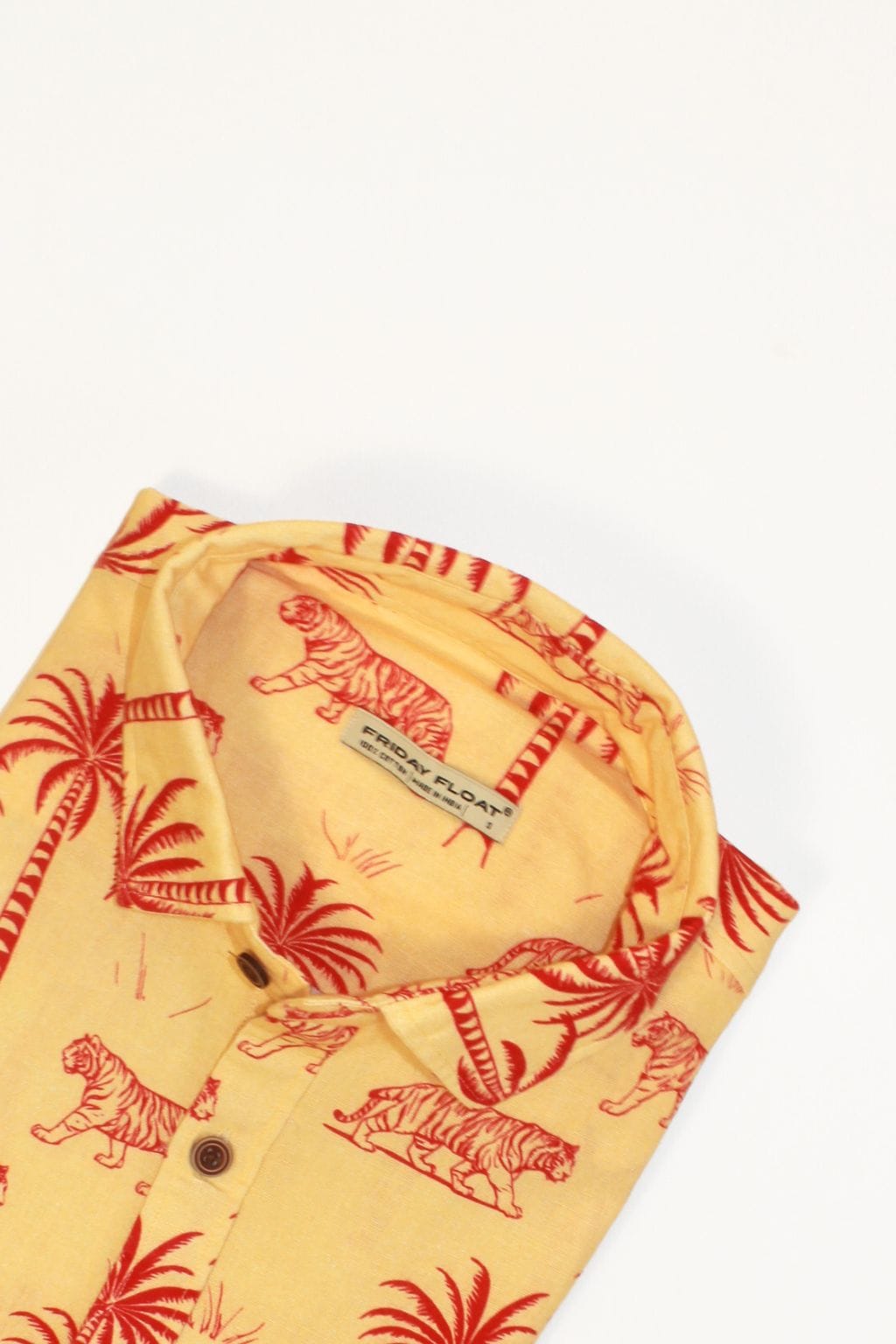 Tiger Print Resort Shirt for Men - Image 4