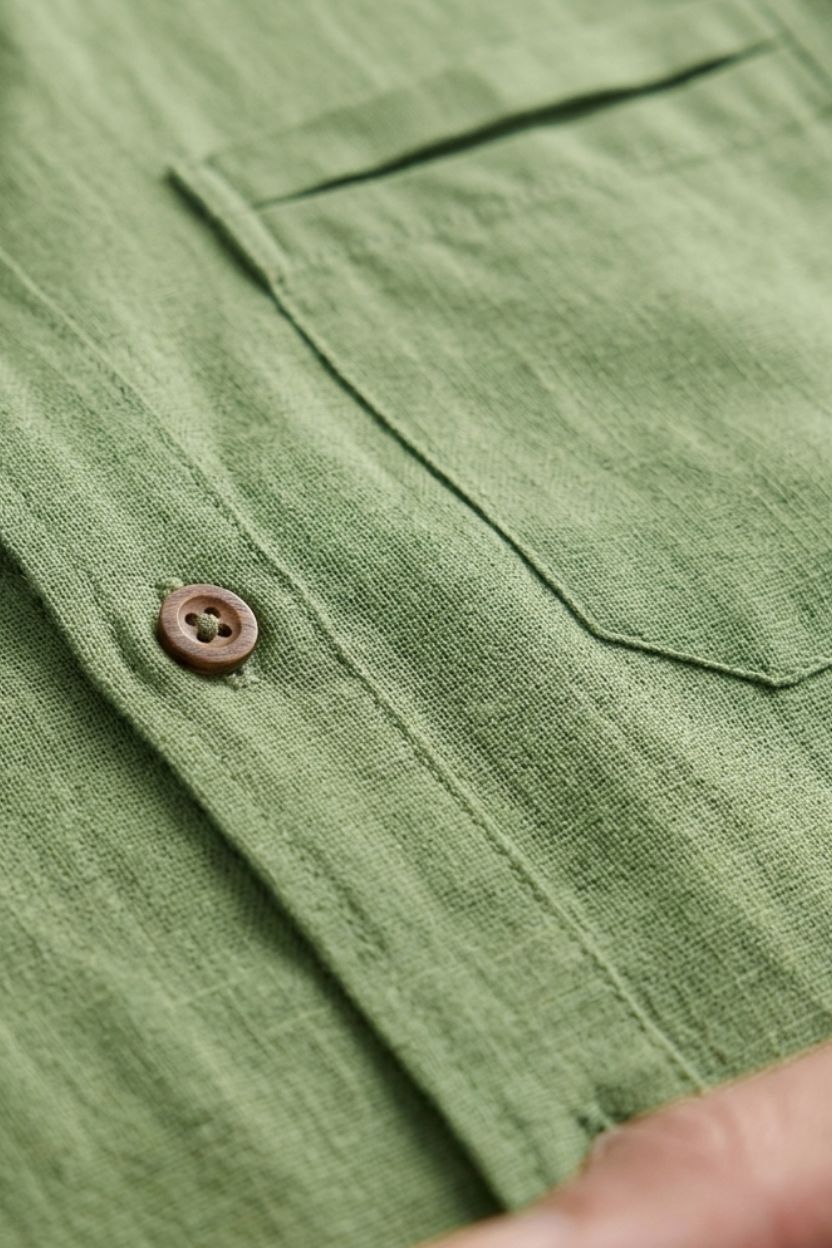 The Canopy Sage Cotton-Linen Shirt - Image 3