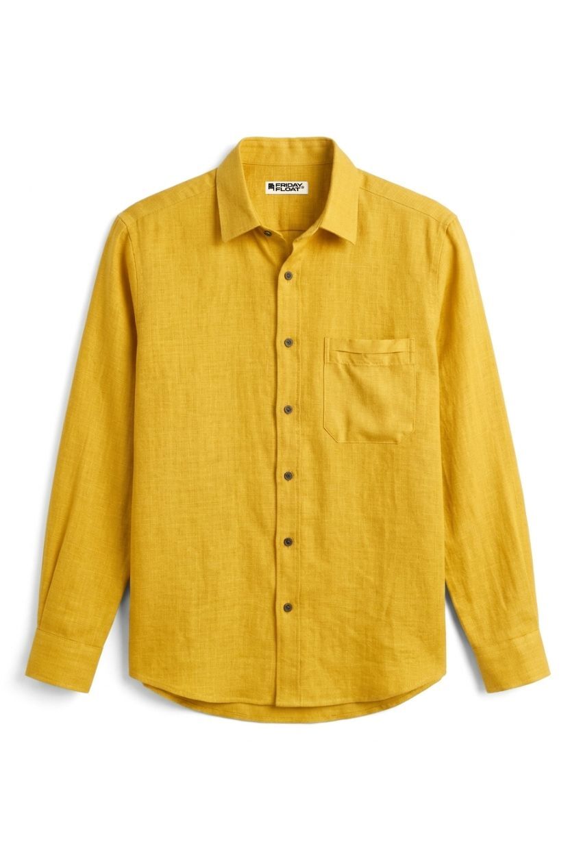 The Golden Palm Cotton-Linen Shirt - Image 3