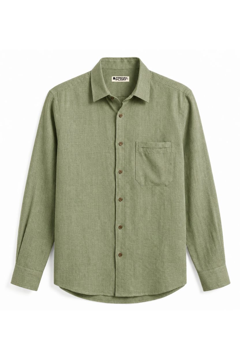 The Canopy Sage Cotton-Linen Shirt - Image 5