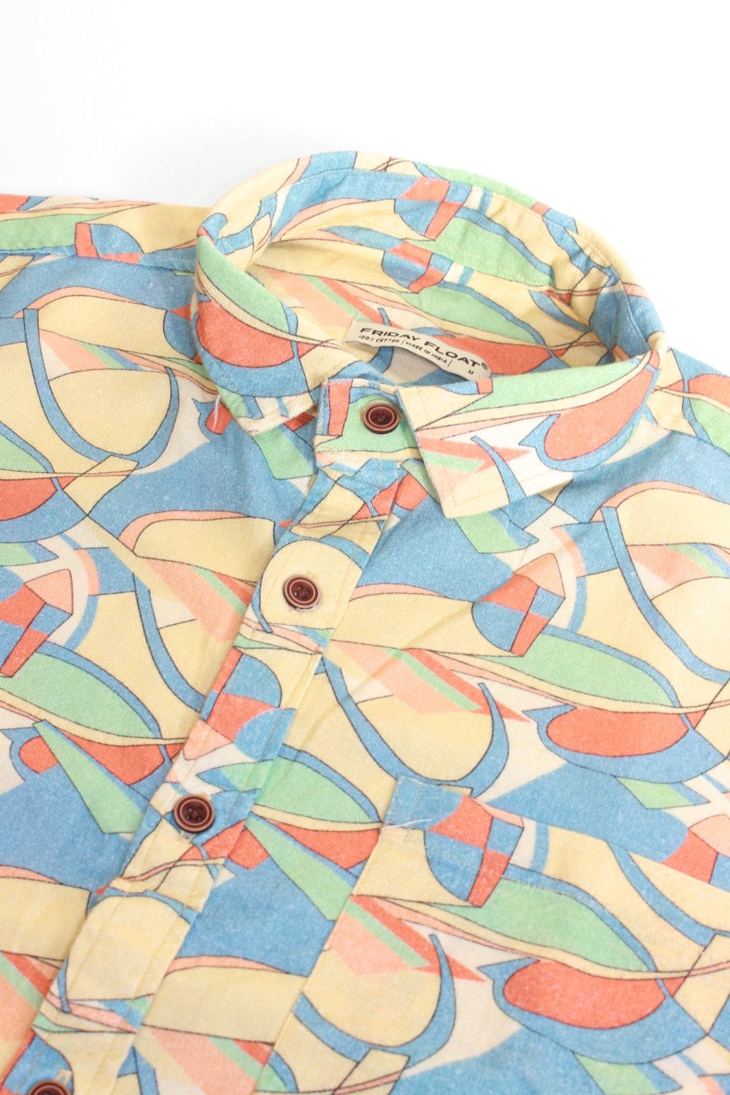 Abstract Print Shirt for Men - Image 3
