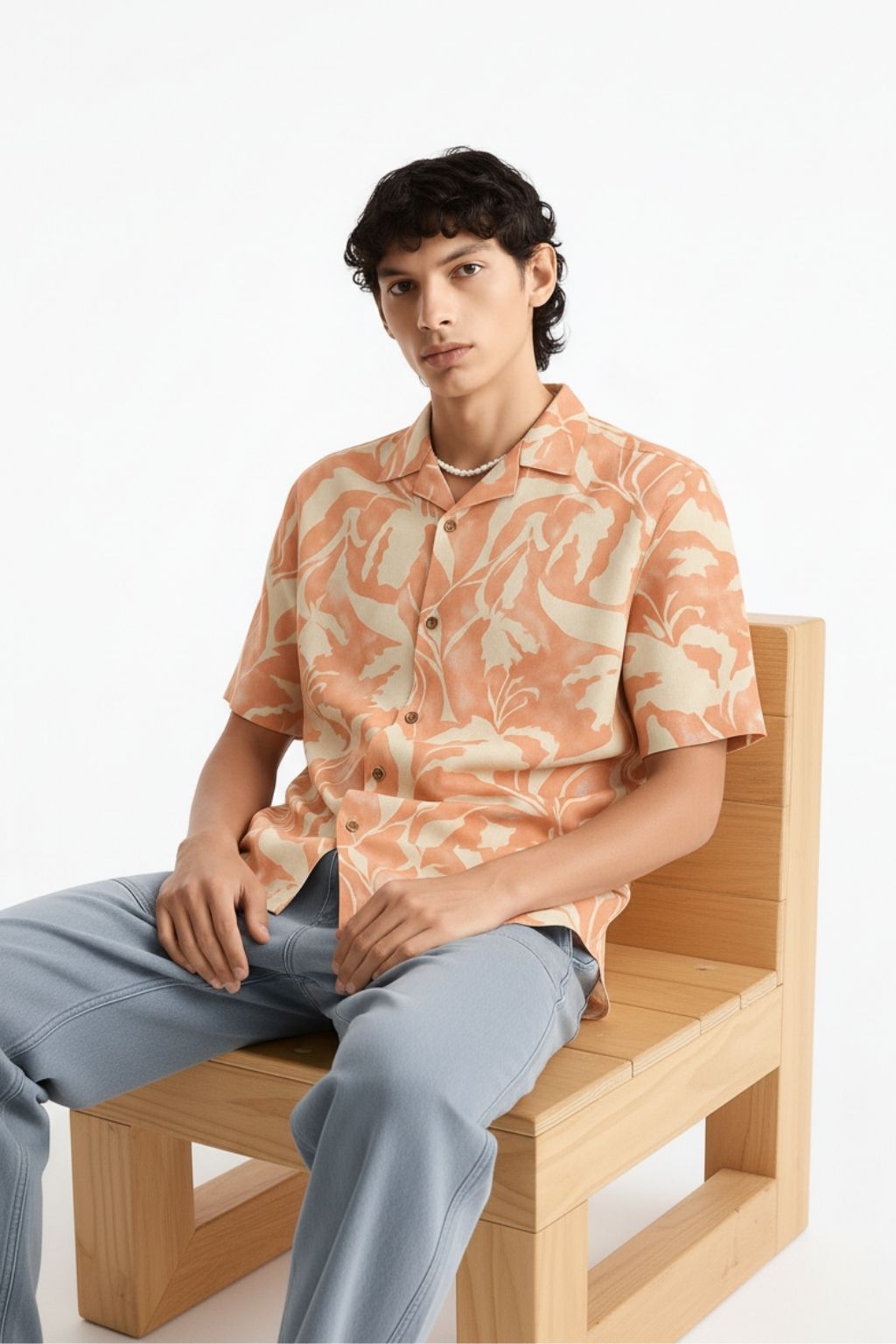Tropical Floral Cuban Collar Shirt - Image 2